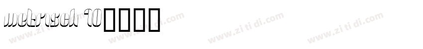Metrisch 10字体转换